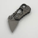 Custom Knife Factory Kek Stonewash Slipjoint w/ Titanium Handles & M398 Non-Locking (Consignment)
