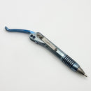Marfione Custom Siphon Pen II Titanium Ice Blue w/ Blue Accents