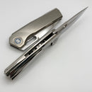 Vanguard Breaker Stonewash Handles & Semi Mirror M390