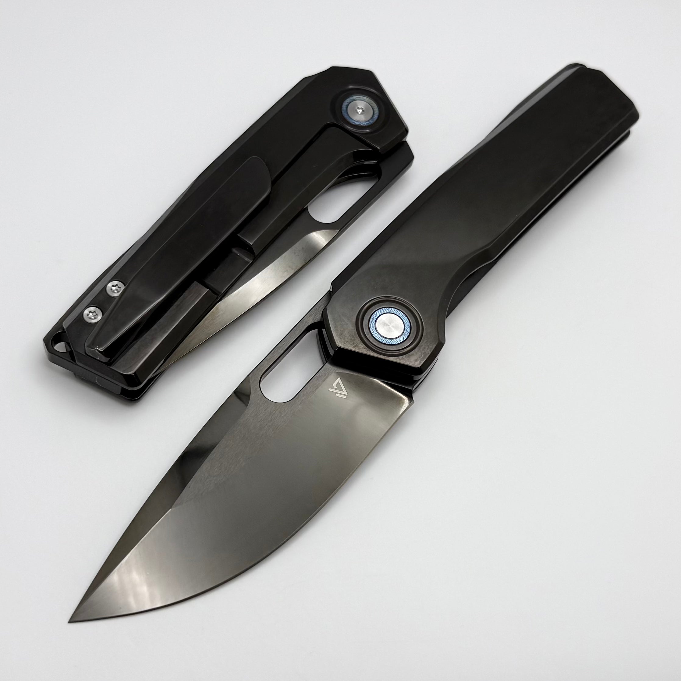 Vanguard Breaker Stonewash DLC Handles & Polished DLC M390