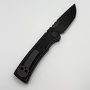 Chaves Pro-Tech Redencion 229 Auto w/ Black Crosshatch Distressed Handle & DLC Blackwash Tanto S35VN RCR1103-BW Crosshatch (Consignment)