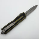 Microtech Scarab 2 Gen 3 D/E Apocalyptic Full Serrated w/ OD Green Handle 1280-12APOD
