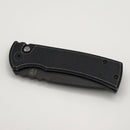 Chaves Pro-Tech Redencion 229 Auto w/ Black Crosshatch Distressed Handle & DLC Blackwash Tanto S35VN RCR1103-BW Crosshatch (Consignment)