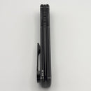 Chaves Pro-Tech Redencion 229 Auto w/ Black Crosshatch Distressed Handle & DLC Blackwash Tanto S35VN RCR1103-BW Crosshatch (Consignment)