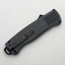 Benchmade Shootout Dark Grey Grivory & DLC Drop Point S30V 5371BK-05
