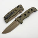Benchmade Adamas FDE MagnaCut & Olive Drab G-10 Handles 275FE-04