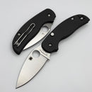 Spyderco Sage 6 w/ Peel Ply Carbon Fiber/G-10 Scales  CPM-S30V C123CFBCLP