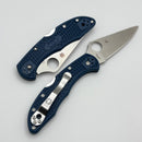 Spyderco Delica 4 FRN Cobalt Blue Handles w/ SPY27 C11PCBL