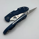 Spyderco Delica 4 FRN Cobalt Blue Handles w/ SPY27 C11PCBL