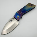 Medford TFF-1 Solar Flare/Blue Handle s w/ Tumbled S45VN