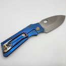 Medford TFF-1 Solar Flare/Blue Handle s w/ Tumbled S45VN