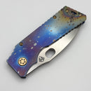Medford TFF-1 Solar Flare/Blue Handle s w/ Tumbled S45VN