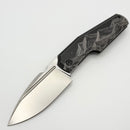 Custom Knife Factory GTK Elementak w/ Engraved Mountains & Sea Titanium Handles & M398 (In House Modified)