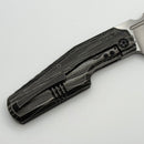 Custom Knife Factory GTK Elementak w/ Engraved Mountains & Sea Titanium Handles & M398 (In House Modified)