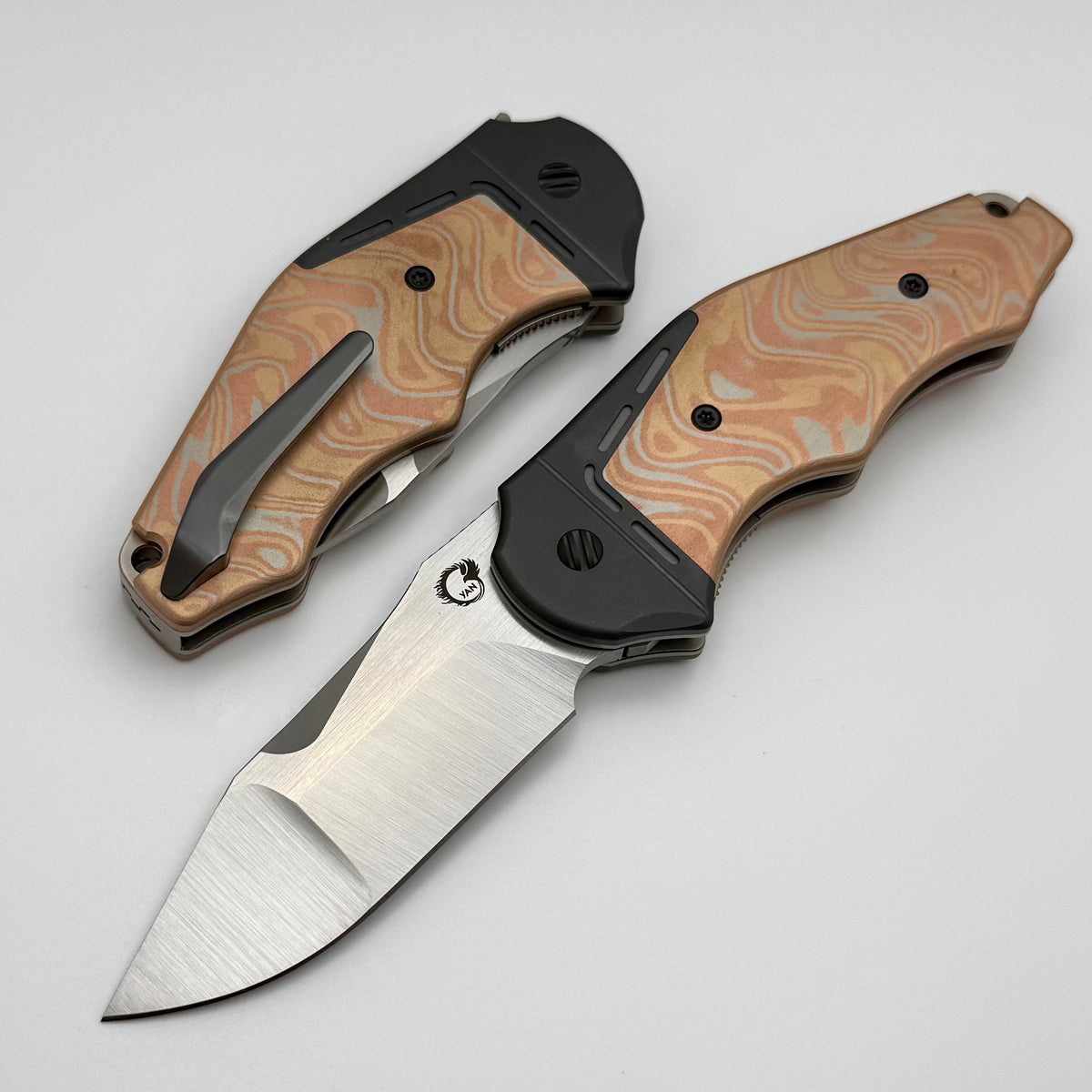 Yan Knives GTC Cabot - Mokume Handles w/ Zirc Bolster & S90V Compound