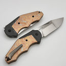 Yan Knives GTC Cabot - Mokume Handles w/ Zirc Bolster & S90V Compound Ground Blade