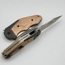 Yan Knives GTC Cabot - Mokume Handles w/ Zirc Bolster & S90V Compound Ground Blade