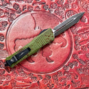 Microtech Combat Troodon Outbreak Deep Engraved D/E Fully Serrated Signature Series 142-3OBDS (Consignment)