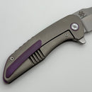 Mechforce & Barker Knives Collab Hokkaido w/ Titanium Handles & Stonewash MagnaCut (In House Modified)