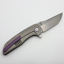 Mechforce & Barker Knives Collab Hokkaido w/ Titanium Handles & Stonewash MagnaCut (In House Modified)