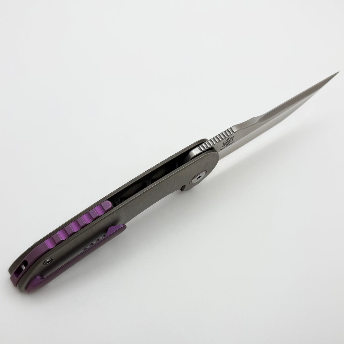Mechforce & Barker Knives Collab Hokkaido w/ Titanium Handles & Stonew