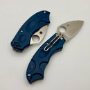 Spyderco Meerkat Sprint Run Blue FRN Handles w/ SPY27 Blade C64PCBL