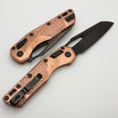 Microtech Marfione Select MSI RAM LOK Stonewash Copper Frag Titanium Handles w/ DLC Accents & DLC Stonewash M390MK 210-1DLCTFRMS4