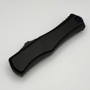 Marfione Custom Knives Hera II Mirror Polished Recurve w/ Black Handle & Blue Titanium Accents