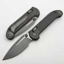 Microtech Knives LUDT Ram-Lok w/ Natural Clear Frag Handle & Apocalyptic Drop Point 1135RL-10APFRNC