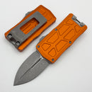 Microtech Exocet II w/ Orange Aluminum Handle & Apocalyptic D/E M390MK 1157-10APOR