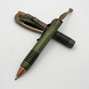 Marfione Custom Siphon Pen II Antique Green Titanium w/ Bronze Ti Lever & Copper Accents