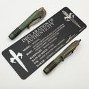 Marfione Custom Siphon Pen II Antique Green Titanium w/ Bronze Ti Lever & Copper Accents