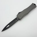 Pre-Owned Microtech Knives Hera II Natural Clear w/ Black D/E 1702-1NC