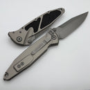 Microtech Socom Elite Manual Spear Point Apocalyptic Natural Clear Signature Series 160-10APNCSS