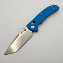 Reate Horizon-X Blue Glass Fat Carbon Handle W/ Nitro-X7 Stonewash Tanto Blade