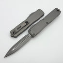 Microtech Ultratech Gen IV D/E Apocalyptic Standard w/ Natural Clear Handle 11224-10APNC