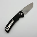 Reate Horizon-X Black Glass Fat Carbon Handle W/ Nitro-X7 Stonewash Tanto Blade
