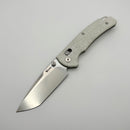 Reate Horizon-X White Glass Fat Carbon Handle W/ Nitro-X7 Stonewash Tanto Blade