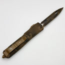 Microtech Ultratech Double Edge Full Serrated Coyote Camo Signature Series 122-3CCS