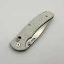 Reate Horizon-X White Glass Fat Carbon Handle W/ Nitro-X7 Stonewash Tanto Blade