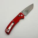 Reate Horizon-X Red Glass Fat Carbon Handle W/ Nitro-X7 Stonewash Tanto Blade