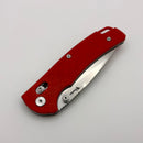 Reate Horizon-X Red Glass Fat Carbon Handle W/ Nitro-X7 Stonewash Tanto Blade