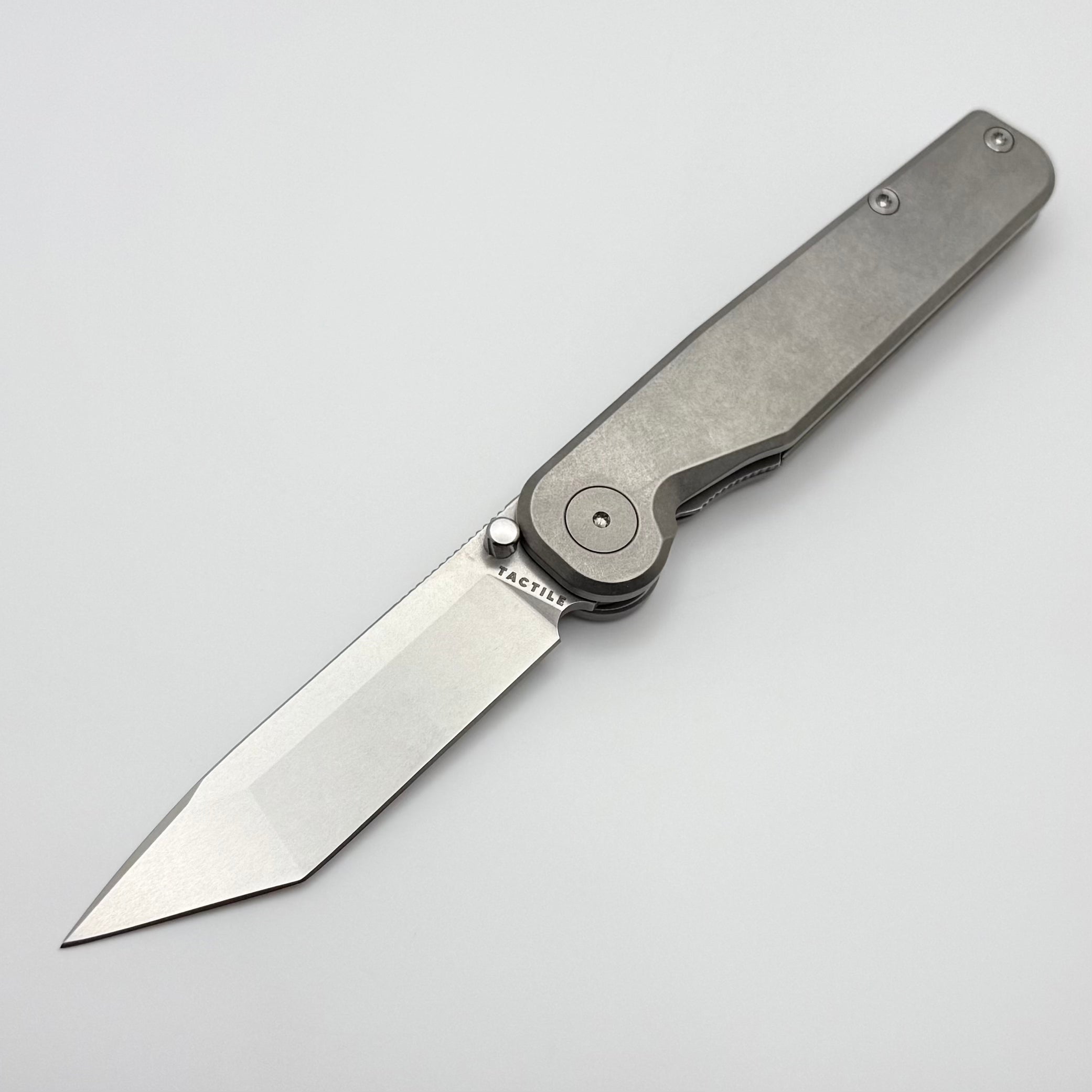 Tactile Turn Rockwall Thumbstud Titanium Handles & Tanto Magnacut