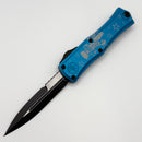 Microtech Knives Mini Hera Blue Standard w/ Bayonet M390MK 1701M-1BL (NCBEngraved)