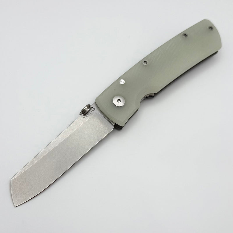 Tactile Knife Co Mariner 2 Bob Terzuola Folder w/ Natural Jade G-10/Titanium & MagnaCut