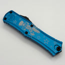 Microtech Knives Mini Hera Blue Standard w/ Bayonet M390MK 1701M-1BL (NCBEngraved)