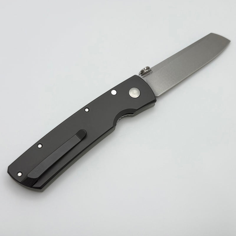Tactile Knife Co Mariner 2 Bob Terzuola Folder w/ Natural Jade G-10/Titanium & MagnaCut