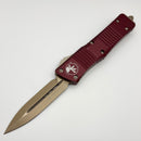 Microtech Combat Troodon Merlot Handle w/ Bronze D/E 142-13MR