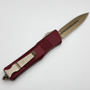 Microtech Combat Troodon Merlot Handle w/ Bronze D/E 142-13MR