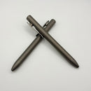 Tactile Turn Titanium Stonewashed Clip Action Pen Short